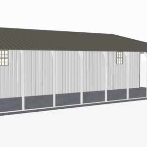 48x41 Vertical Roof Continuous Barns view 4