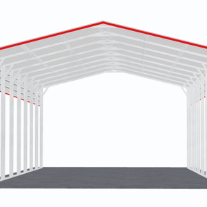 24x41 Vertical Roof RV Cover view 3