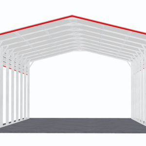 24x41 Vertical Roof RV Cover view 2