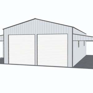 48x41 Vertical Roof Step Down Barns view 2