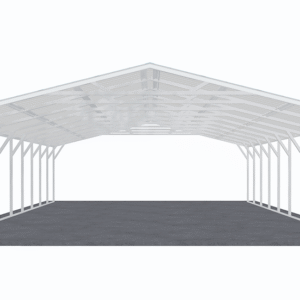 24x46 Vertical Roof Carport view 3