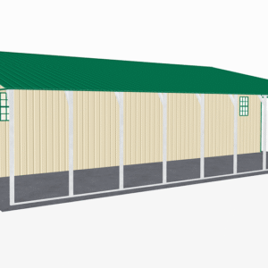 48x46 Vertical Roof Continuous Barns view 4