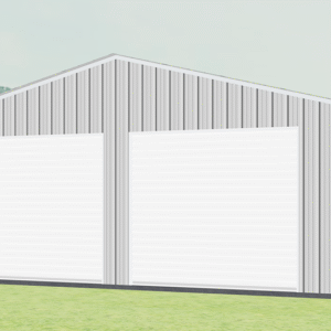 24x51 All Vertical Style Garage view 2
