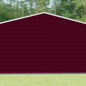 24x51 Residential Style Garage view 3