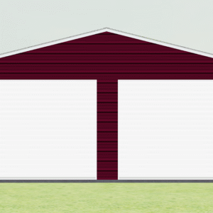 24x51 Residential Style Garage view 2