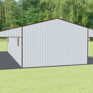 48x51 Vertical Roof Continuous Barns view 3