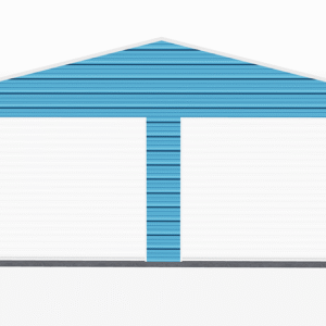 26x21 A-Frame Roof Garage view 2