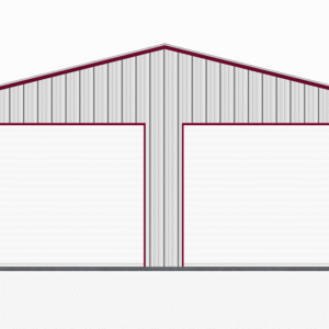26x21 All Vertical Style Garage view 2