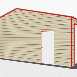 26x21 Side Entry Garage view 2