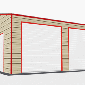 26x21 Side Entry Garage view 1