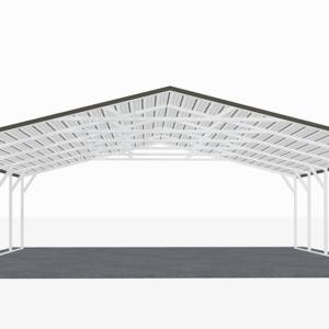 26x26 A-Frame Roof Carport view 3