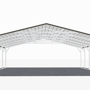 26x26 A-Frame Roof Carport view 2