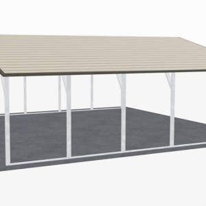 26x26 A-Frame Roof Carport view 4