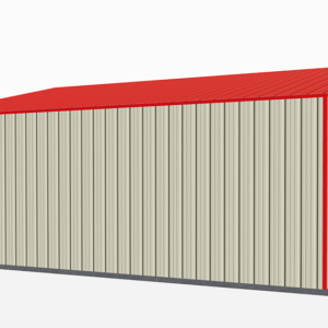 26x26 All Vertical Style Garage view 1