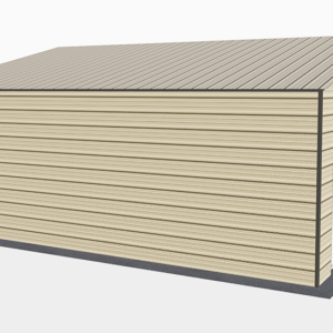 26x26 Residential Style Garage view 1