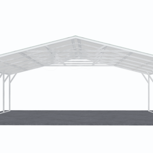 26x26 Vertical Roof Carport view 3