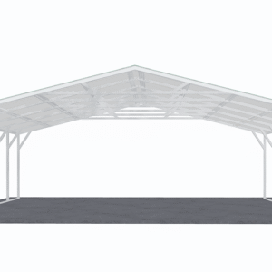 26x26 Vertical Roof Carport view 2