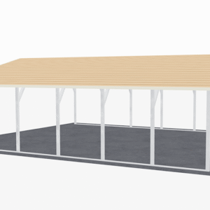 26x31 A-Frame Roof Carport view 1