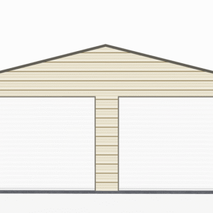 26x31 A-Frame Roof Garage view 2