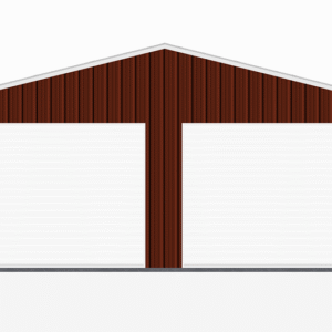26x31 All Vertical Style Garage view 2
