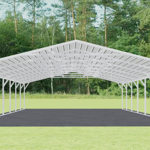 26x36 A-Frame Roof Carport view 3