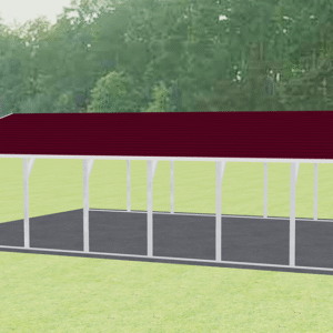 26x36 A-Frame Roof Carport view 1