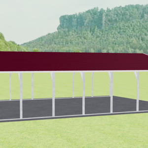 26x36 A-Frame Roof Carport view 4