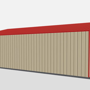26x36 All Vertical Style Garage view 1