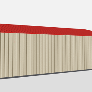 26x36 All Vertical Style Garage view 4