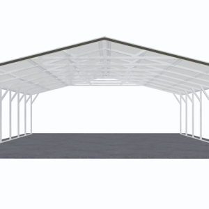 26x36 Vertical Roof Carport view 2