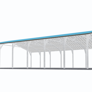 26x36 Vertical Roof Carport view 1
