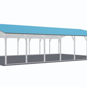 26x36 Vertical Roof Carport view 4