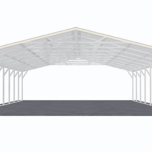 26x41 Vertical Roof Carport view 3