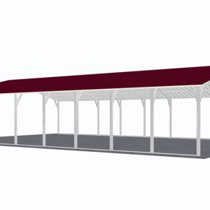 26x41 Vertical Roof Carport view 1