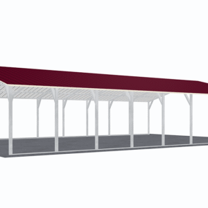 26x41 Vertical Roof Carport view 4