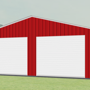 26x46 All Vertical Style Garage view 2