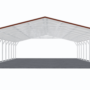 26x46 Vertical Roof Carport view 3