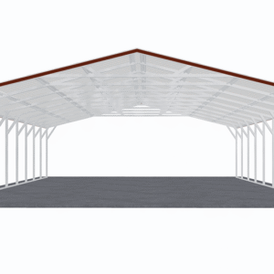 26x46 Vertical Roof Carport view 2