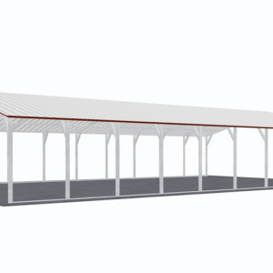 26x46 Vertical Roof Carport view 4