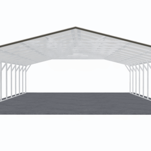 26x51 Vertical Roof Carport view 3