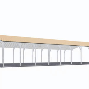 26x51 Vertical Roof Carport view 4