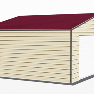 28x21 A-Frame Roof Garage view 1