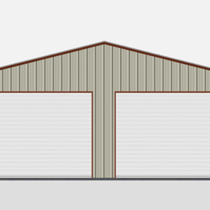 28x21 All Vertical Style Garage view 2