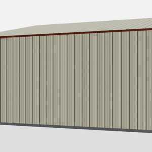 28x21 All Vertical Style Garage view 1