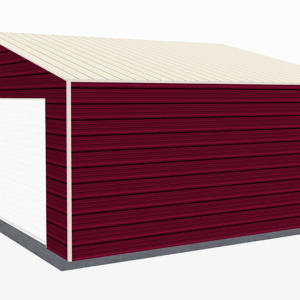 28x21 Residential Style Garage view 4
