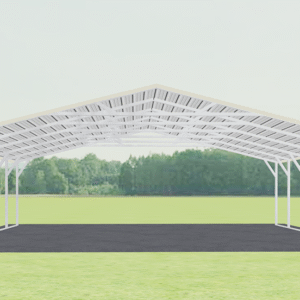 28x26 A-Frame Roof Carport view 2