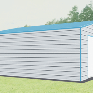 28x26 A-Frame Roof Garage view 1