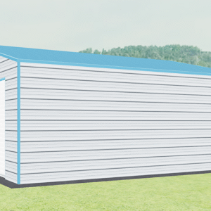 28x26 A-Frame Roof Garage view 4