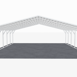 28x31 A-Frame Roof Carport view 3