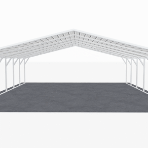 28x31 A-Frame Roof Carport view 2